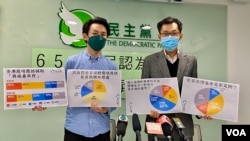 香港民主党1月25日公布一项民意调查显示，65%受访者赞成香港应该就”与病毒共存”策略作准备 (美国之音/汤惠芸) 