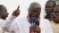 FILE - New Patriotic Party candidate Nana Akufo-Addo is seen in 2012. Armed men attacked NPP offices Monday. 