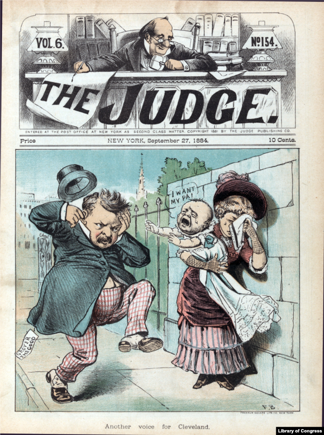 In interviews with the media, Maria Halpin continued to accuse Cleveland of attacking her, then separating her from their child.