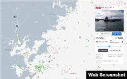 북한 유조선 신평9호가 중국 닝더 인근 해상에서 포착됐다. 자료=MarineTraffic