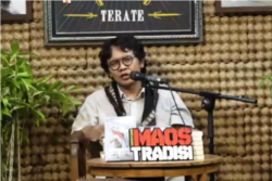 Penulis buku Tonggak Politik dan dosen UGM, Arie Sujito. (Foto: VOA/Nurhadi Sucahyo)