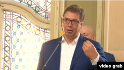 Predsednik Srbije Aleksandar Vučić (Foto: Glas Amerike)