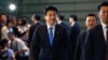 Japan's Defense Minister Minoru Kihara walks on the day of the cabinet reshuffle at the Prime Minister's office in Tokyo, Japan, Sept. 13, 2023. 