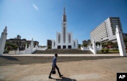Suasana Gereja Katedral di ibu kota Maputo, Mozambik, 3 September 2019, yang akan dikunjungi Paus Fransiskus akhir pekan ini.