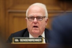Congressman Jim Sensenbrenner questions former special counsel Robert Mueller during the House Judiciary Committee hearing on his report on Russian election interference, on Capitol Hill, in Washington, July 24, 2019.