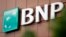 The logo of BNP Paribas is seen on top of the bank's building in Fontenay-sous-Bois, eastern Paris, May 30, 2014. 