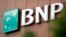 The logo of BNP Paribas is seen on top of the bank's building in Fontenay-sous-Bois, eastern Paris, May 30, 2014. 