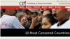 သတင်းမီဒီယာ ထိန်းချုပ်မှုအများဆုံး ၁၀ နိုင်ငံစာရင်း မြန်မာပါဝင်