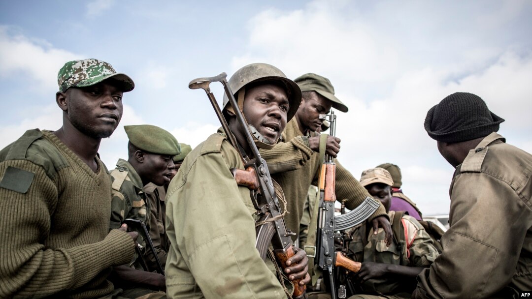 Bamwe mu basirikare ba Leta ya Kongo