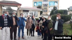 اعتراض معلمان ایران، گرگان، ۱۱ آذر ۱۴۰۰