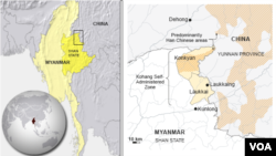 緬甸位置圖