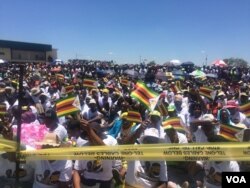 Abantu abasemkhosini wePresidential Youth Interface Rally