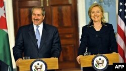 Хиллари Клинтон и ее иорданский коллега Нассер Джуде