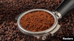 Atomo Coffee's 'beanless coffee', which uses superfoods and upcycled ingredients to mimic the molecular structure of coffee, is seen in this handout picture obtained by Reuters on September 29, 2023. 
