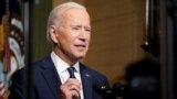 USA, Washington, U.S. President Joe Biden leaves delivers remarks on his plan to withdraw American troops from Afghanistan