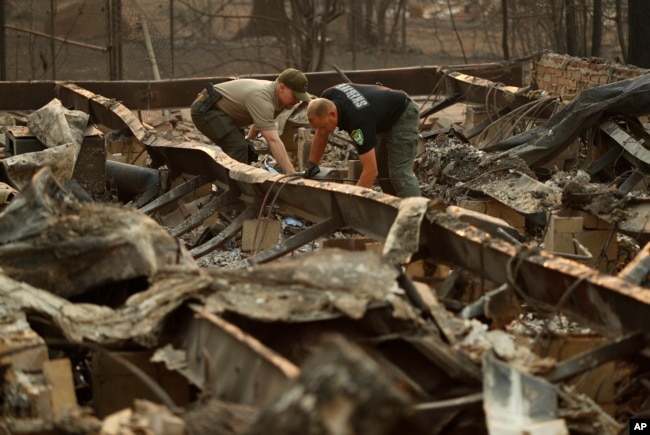 Escenas de devastación en California en medio de mortíferos incendios.