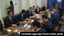 Sastanak delegacije Ministarstva finansija sa delagacijom MMF-a u Beogradu, Foto: Video grab, arhiva