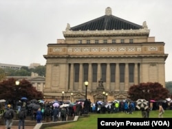 Thousands attended Sunday evening’s interfaith vigil for the shooting victims at the Soldiers and Sailors Memorial near the Tree of Life synagogue.