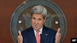 El secretario de Estado de EE.UU., John Kerry, declinó formular comentarios sobre el plan para Siria.
