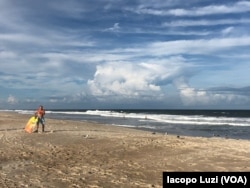 Carolina Beach, en Carolina del Norte, está desolada ante la proximidad del huracán Florence el miércoles, 12 de septiembre de 2018.