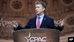 Rend Pol (Rand Paul), Kentuki shtati senatori, "Choychilar" harakati yulduzi