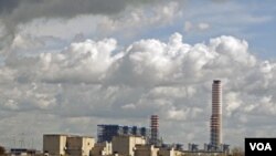 Planta en construcción en Montalto di Castro, Italia, único país del grupo de los ocho que no utiliza energía nuclear actualmente.