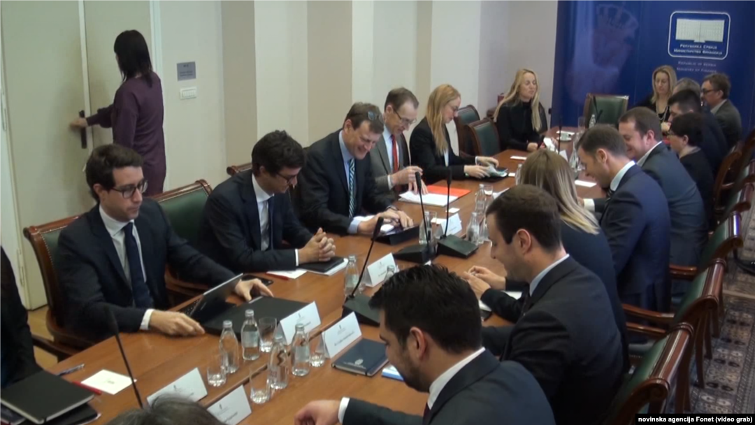 Sastanak delegacije Ministarstva finansija sa delagacijom MMF-a u Beogradu, Foto: Video grab