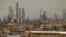 The Phase 4 and Phase 5 oil and gas refineries are seen in Assalouyeh, Iran, January 2011.