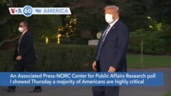 VOA60 Ameerikaa - A poll finds majority of Americans are critical of President Trump's handling of the coronavirus pandemic