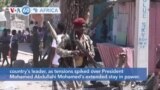 VOA60 Africa - Somalia: Gunfire erupted in Mogadishu between rival forces