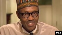 Shugaba Buhari kan ziyararsa a Amurka