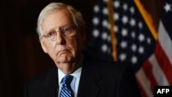 ရီပတ်ဘလီကန် အထက်လွှတ်တော်အမတ် Mitch McConnell။ (ဒီဇင်ဘာ ၀၈၊ ၂၀၂၀)