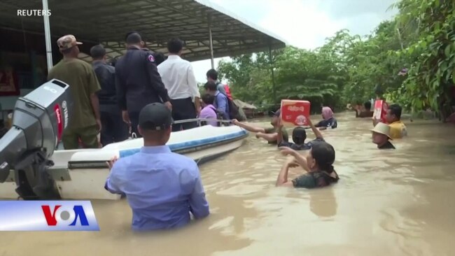 Campuchia: Lũ quét tràn vào thủ đô, ít nhất chục người chết