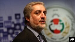 Afg'oniston sobiq tashqi ishlar vaziri Abdulla Abdulla. Prezidentlikka asosiy da'vogarlardan