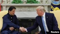 صدر ټرمپ او وزیراعظم عمران خان په وایټ هاوس کې 