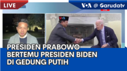 Laporan VOA untuk Garuda TV: Presiden Prabowo Bertemu Presiden Biden di Gedung Putih