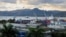 资料照片：斐济首都苏瓦港口一景。(2024年9月5日)
