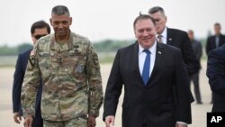 El secretario de Estado Mike Pompeo dijo que los ejercicios militares conjuntos entre EE.UU y Corea del Sur se podrían reanudar si Corea del Norte deja de negociar de buena fe.
