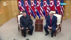 Дональд Трамп встретился с Ким Чен Ыном в демилитаризованной зоне