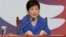 韩国朴槿惠总统(资料照片)