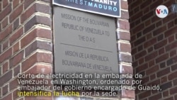 Lucha de resistencia por la embajada de Venezuela en Washington