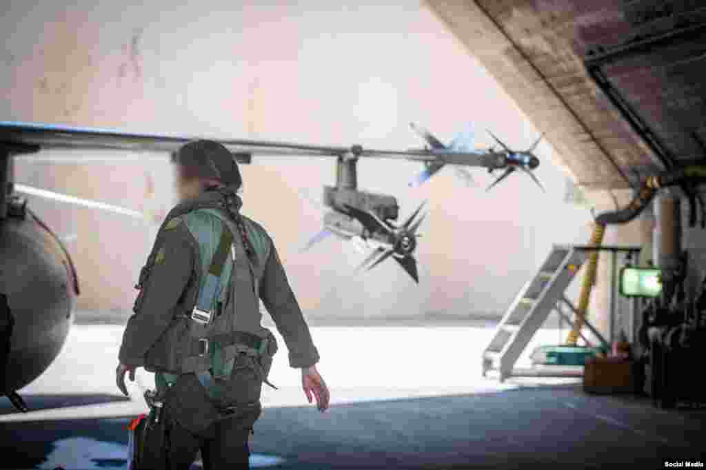 حضور زنان خلبان و کمک‌خلبان نیروی هوایی اسرائیل در اقدام نظامی مشترک با آمریکا علیه جمهوری اسلامی (عکس از ارتش اسرائیل)