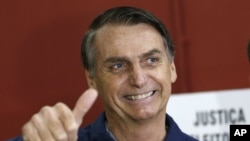 Tổng thống cực hữu mới đắc cử của Brazil, Jair Bolsonaro