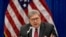 Mantan Jaksa Agung AS, William Barr, berbicara di sebuah diskusi di St. Louis, pada 15 Oktober 2020. Foto diambil saat ia masih masih menjabat sebagai Jaksa Agung. (Foto: AP/Jeff Roberson)
