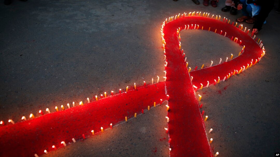 Hình minh họa - Biểu tượng AIDS.
