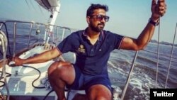 Abhilash Tomy, seorang komandan angkatan laut India (Foto: Courtesy). 