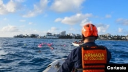 ARCHIVO - La Estación de Guardacostas de San Andrés Isla vigila a 30 deportistas en San Andrés, Colombia. Foto: Armada de Colombia