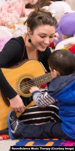 Kelsi Yingling, NeuroSound Music Therapy founder, says a music therapist should have passion for music and helping others. (NeuroSound Music Therapy)