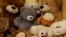 Soft toys are stacked in a room at the Teddy Bear Clinic, February 8, 2013, where abused children are treated in Johannesburg, South Africa. 