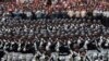 ARCHIVO - Miembros de la Guardia Nacional de México marchan en el desfile militar del Día de la Independencia, en la plaza principal de la capital, el Zócalo, en la Ciudad de México, el 16 de septiembre de 2019.